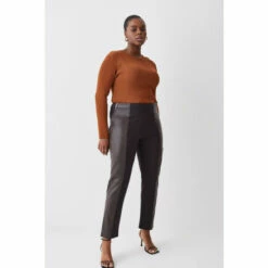 Best reviews of 😉 KarenMillen Plus Size Ponte & Pu Jodhpur Leggings For Female ✔️ -Karen Millen Sales unnamed file 5610