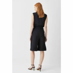 Cheapest 🥰 KarenMillen Tall Compact Stretch Turn Up Hem Tailored Walking Shorts For Female 🔥 -Karen Millen Sales unnamed file 5742