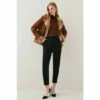 Flash Sale 👍 KarenMillen Slim Fit Crop Darted Waist Tailored Trouser For Female 😀