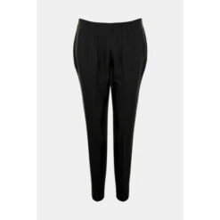 Flash Sale 👍 KarenMillen Slim Fit Crop Darted Waist Tailored Trouser For Female 😀 -Karen Millen Sales unnamed file 5762