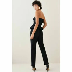 Brand new 👏 KarenMillen Compact Stretch Peplum Jumpsuit For Female 🤩 -Karen Millen Sales unnamed file 5790