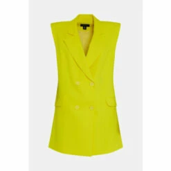 Best reviews of 💯 KarenMillen Soft Twill Sleeveless Tux Jacket For Female 🧨 -Karen Millen Sales unnamed file 5801