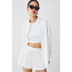 Top 10 🌟 KarenMillen Cotton Relaxed Fit Shorts For Female 🔔 -Karen Millen Sales unnamed file 5976