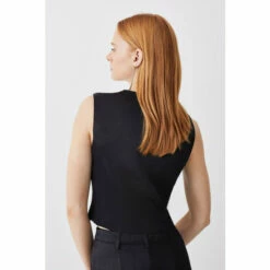 Cheapest ❤️ KarenMillen Luxe Satin Waistcoat For Female 🌟 -Karen Millen Sales unnamed file 5995