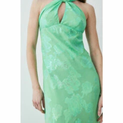 Coupon 🌟 KarenMillen Tall Metallic Iridescent Column Midi 👗 Dress For Female 🔥 -Karen Millen Sales unnamed file 6039