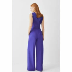 Wholesale 🌟 KarenMillen Petite Clean Tailored Darted Wide Leg Trouser For Female ❤️ 9 Wholesale 🌟 KarenMillen Petite Clean Tailored Darted Wide Leg Trouser For Female ❤️ -Karen Millen Sales unnamed file 6109