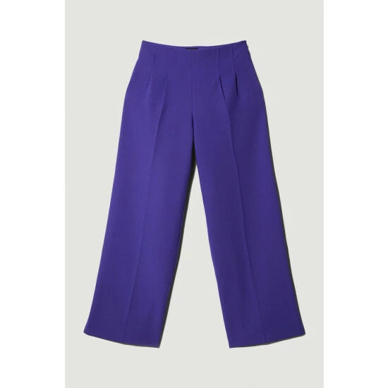 Wholesale 🌟 KarenMillen Petite Clean Tailored Darted Wide Leg Trouser For Female ❤️ 4 Wholesale 🌟 KarenMillen Petite Clean Tailored Darted Wide Leg Trouser For Female ❤️ - Image 4