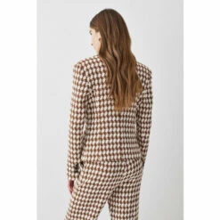 Buy 😍 KarenMillen Check Tweed Military Tailored Blazer For Female 🥰 -Karen Millen Sales unnamed file 6116