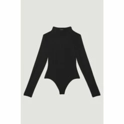 Best Sale 🎉 KarenMillen Slinky Smoothing Essentials Long Sleeve Bodysuit For Female 💯 -Karen Millen Sales unnamed file 6130