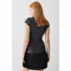 Top 10 😀 KarenMillen Leather Pleat 👗 Skirt Mini 👗 Dress For Female 🎁 -Karen Millen Sales unnamed file 6208