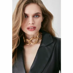 Best Sale ✔️ KarenMillen Leather Corset Waist Back Tailored Blazer Jacket For Female 🧨 -Karen Millen Sales unnamed file 6216