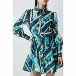 Cheap ✨ KarenMillen Patchwork Floral Organdie Mini 👗 Dress For Female 🌟 -Karen Millen Sales unnamed file 6235