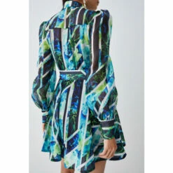 Cheap ✨ KarenMillen Patchwork Floral Organdie Mini 👗 Dress For Female 🌟 -Karen Millen Sales unnamed file 6238