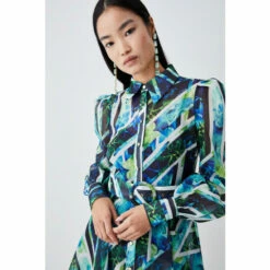 Cheap ✨ KarenMillen Patchwork Floral Organdie Mini 👗 Dress For Female 🌟 -Karen Millen Sales unnamed file 6239