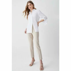 Deals 🧨 KarenMillen Compact Essential Slim Leg Trouser For Female 💯 -Karen Millen Sales unnamed file 6245