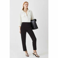 Deals 🧨 KarenMillen Compact Essential Slim Leg Trouser For Female 💯 -Karen Millen Sales unnamed file 6246