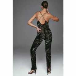 Cheapest ❤️ KarenMillen Hand Beaded And Embellished Jumpsuit For Female 🔥 -Karen Millen Sales unnamed file 819