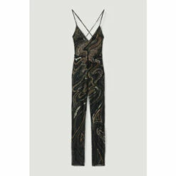 Cheapest ❤️ KarenMillen Hand Beaded And Embellished Jumpsuit For Female 🔥 -Karen Millen Sales unnamed file 820