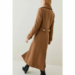Best Pirce 🔔 KarenMillen Italian Wool Cashmere Military Maxi 🧥 Coat For Female ⌛ -Karen Millen Sales unnamed file 829