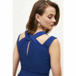 Best reviews of 🔥 KarenMillen Compact Stretch Viscose Waterfall Midi 👗 Dress For Female 👍 -Karen Millen Sales unnamed file 848