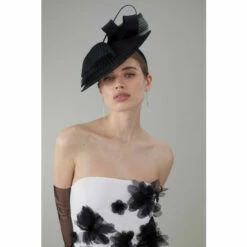 New ๐ฅฐ KarenMillen Asymmetric Bow Headband Fascinator For Female ๐งจ