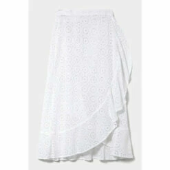 Best reviews of 😍 KarenMillen Beach Broderie Wrap Ruffle Midi 👗 Skirt For Female 🥰 -Karen Millen Sales unnamed file 888