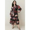 Buy 🥰 KarenMillen Plus Size Floral Mix Lace & Embroidery Maxi 👗 Dress For Female 🎁