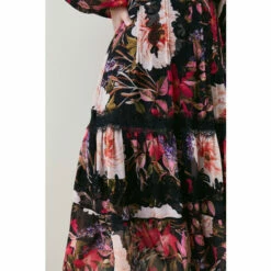 Buy 🥰 KarenMillen Plus Size Floral Mix Lace & Embroidery Maxi 👗 Dress For Female 🎁 -Karen Millen Sales unnamed file 913
