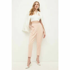 Promo 🌟 KarenMillen Compact Stretch Slim Leg Trouser For Female ⭐ -Karen Millen Sales unnamed file 922