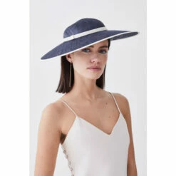 Coupon 👍 KarenMillen Grosgrain Trim Large Disc Fascinator For Female ⌛ -Karen Millen Sales unnamed file 955